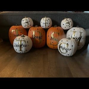 Personalized Pumpkins